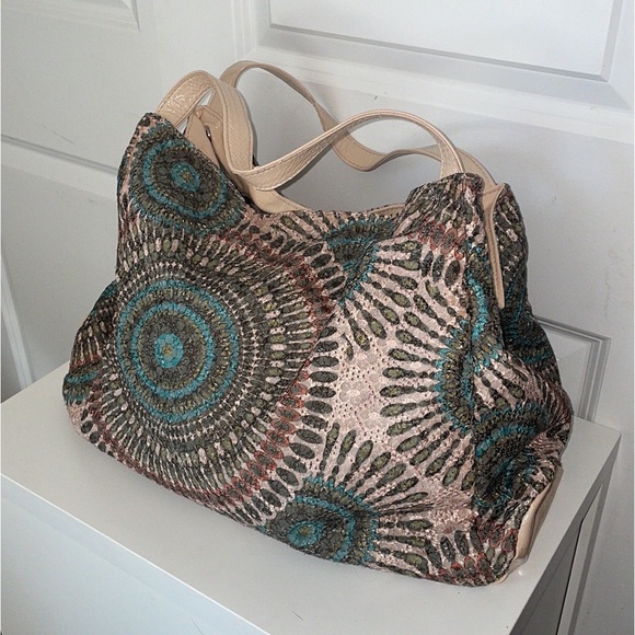 Big Buddha Handbags - Big Buddha Large Embroidered Boho Tote Bag